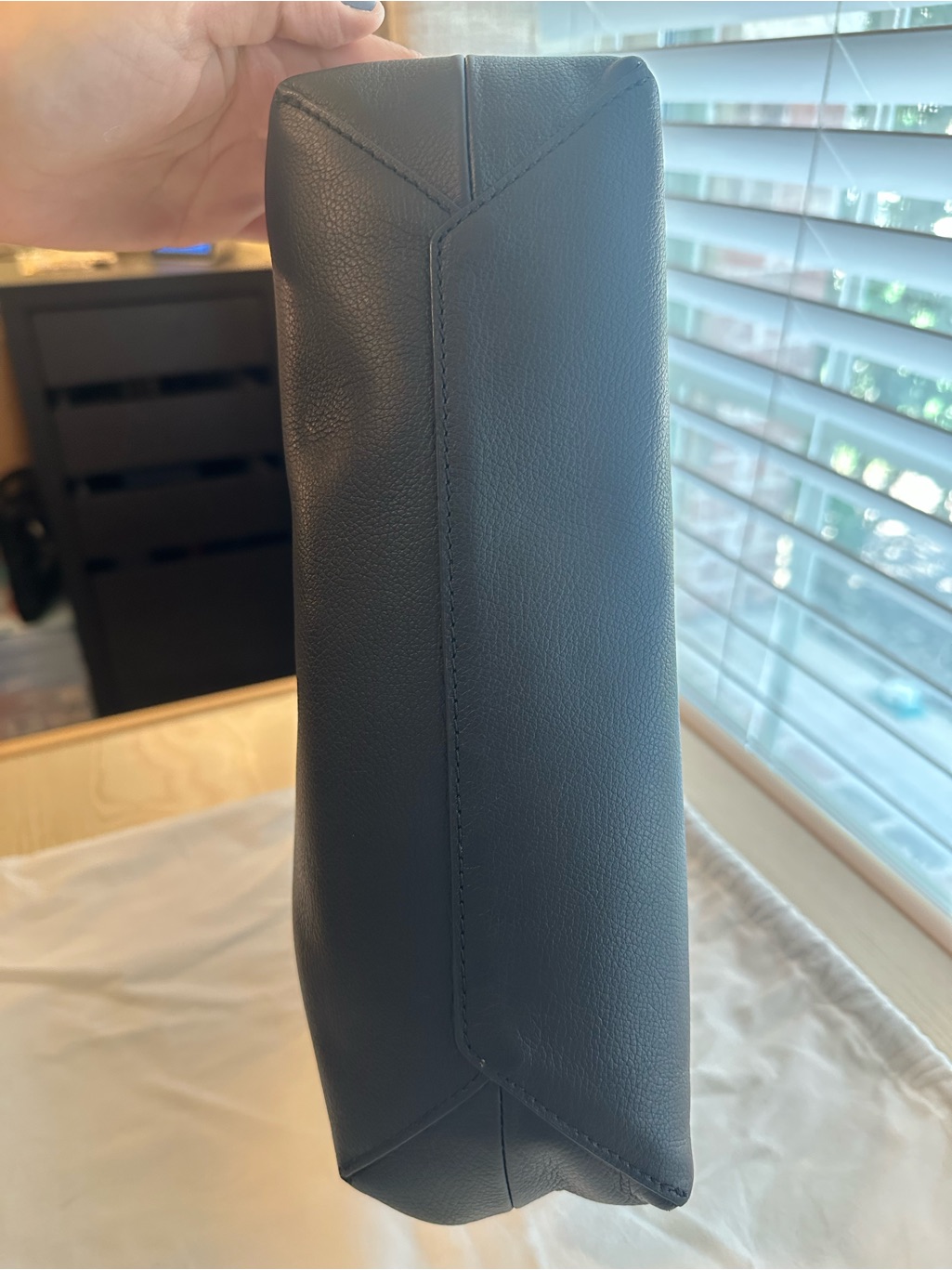 Rare Find! Mina Baie Audrey Black Leather — image 6 of 8